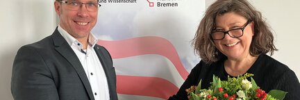 Volker Schneider Kühn und Verwaltungsratsvorsitzende Irene Strebl 