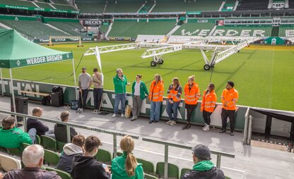 Werder und DBS im Weserstadion bei der Eröffnung des Werder-Events