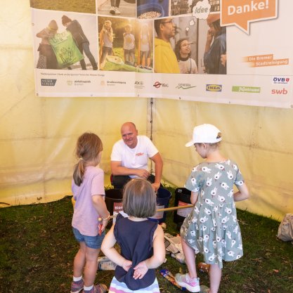 Umweltbildungsaktion auf der Kinderbreminale 